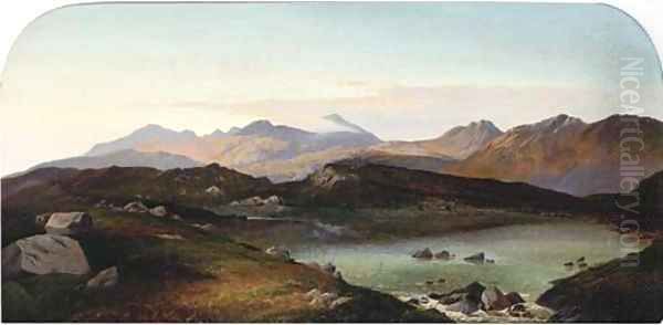 The high Loch on Ben Ledi, Perthshire - view 1