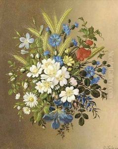 A bouquet of spring flowers by Josef Lauer