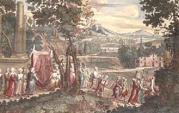 Turkish marriage from book by C.de Ferriol - view 1