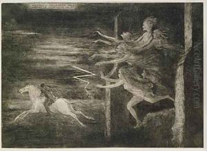 And scarcely had he Maggie rallied When out the hellish legion sallied