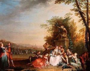 The Grape Harvest by Sebastien II Le Clerc