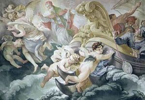 The Storm Miraculously Calmed on Contact with the Medallion of Pius V 1504-72