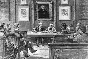A Speech Pronunciation Class at the Ecole Normale Superieure in Paris by Alexis Lemaistre
