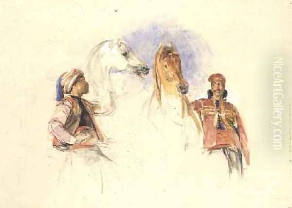 Sketches of Horsemen - view 1