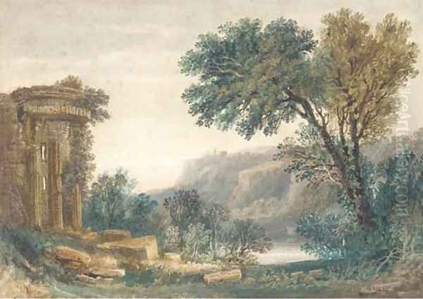 The Lake of Nemi - view 1