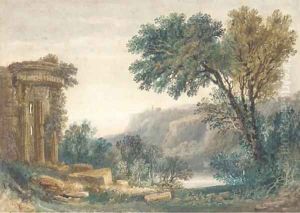The Lake of Nemi by S.R Lines