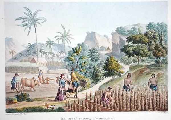 Farm workers Guam Philippines - view 1