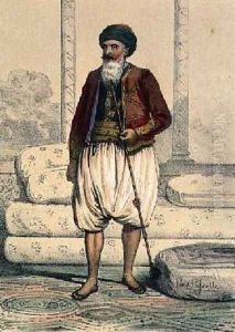 Hussein Pacha 1765-1838 the Last Dey of Algiers in 1830 by Louis Simon Lassalle