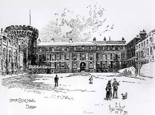 Lower Castle Yard Dublin - view 1