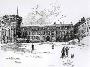 Lower Castle Yard Dublin by Lawrence, W.