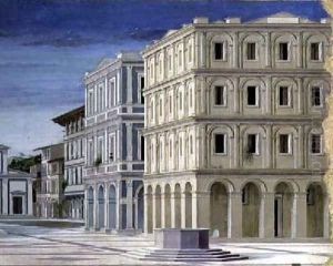 View of an Ideal City or The City of God by Luciano Laurana