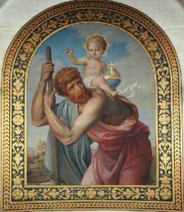 St Christopher Carrying the Infant Jesus