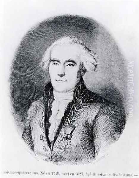 Portrait of Pierre-Simon, Marquis de Laplacais 1749-1827 French astronomer and mathematician - view 1