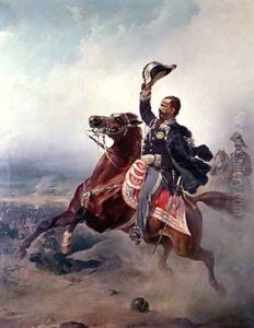 Portrait of Victor Emmanuel II 1820-78 King of Sardinia and Italy by P. Litta