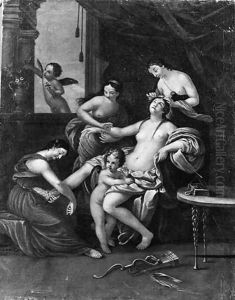 The toilet of Venus by Charles Lebrun