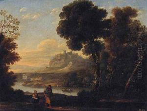 The Rest on the Flight into Egypt 2 by Claude Lorrain (Claude Gellee)