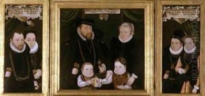 Triptych of Johann Wilhelm von Sachsen by Christoph Leutolph