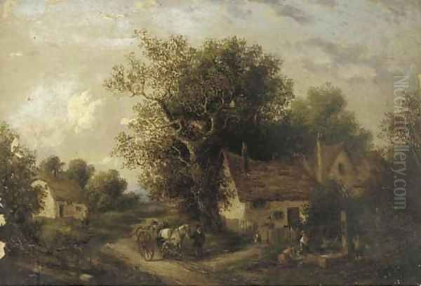 A village lane - view 1
