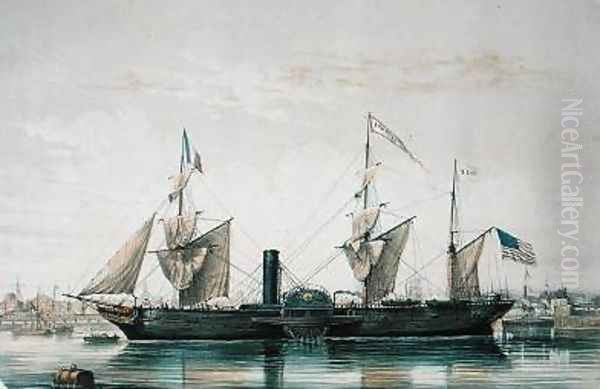 The SS Franklin in the Florida Basin at Le Havre - view 1