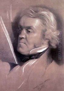 Portrait of William Makepeace Thackeray by Samuel Laurence