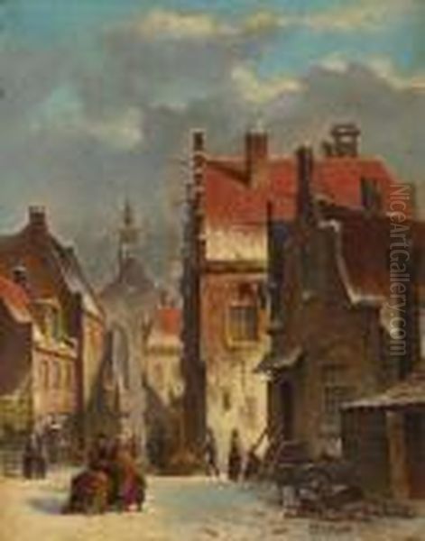 Winter In The Village - view 1