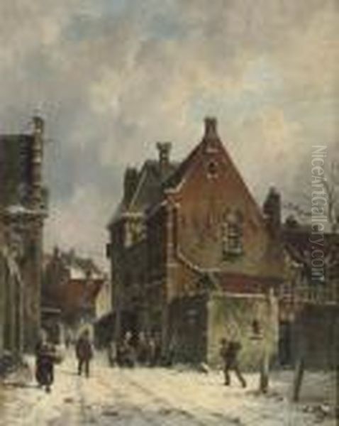 Winter In A Dutch Town - view 1