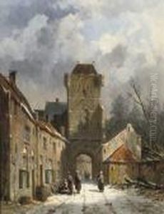 The Dijkpoort In Hattem In Winter