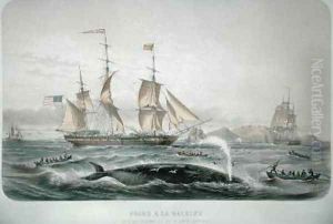 Whale Fishing by Louis Lebreton