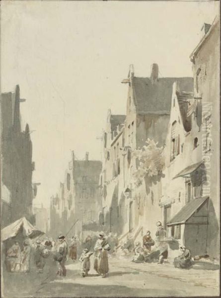 View Of A Street In A Town - view 1