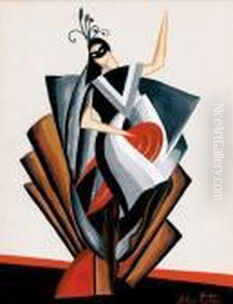 Projet De Costume Pour Romeo Et Juliette, Vers 1921 - view 1
