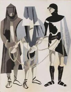 Costume Design For La Donna Sullo Scudo, Rome 1926 by Alexandra Alexandrov Exter