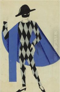 Costume Design For Domino by Alexandra Alexandrov Exter