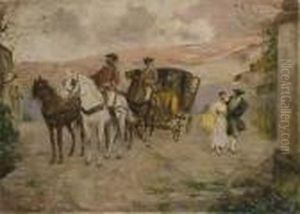 Carrozza Con Personaggi Incostume