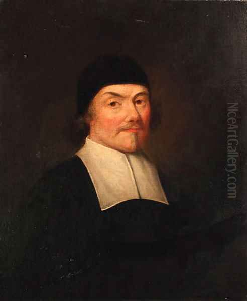 Portrait of a cleric, head and shoulders - view 1