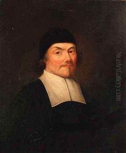 Portrait of a cleric, head and shoulders