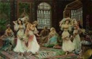 Dancers In The Harem by Fabbio Fabbi