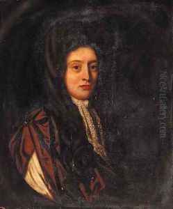 Portrait of a gentleman, half-length, wearing a brown cloak
