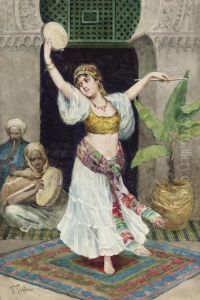 The Tambourine Dancer by Fabbio Fabbi