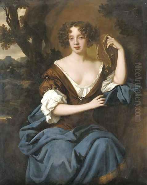 Portrait of a lady, possibly Louise de Keroualle, Duchess of Portsmouth - view 1