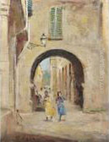 Bologna, Arco Di Via Piella - view 1