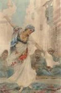 An Oriental Dancer, Cairo by Fabbio Fabbi