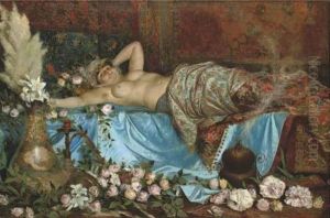 Reclining Nude by Fabbio Fabbi