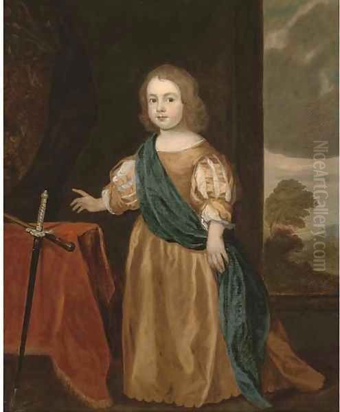 Portrait of Sir Nicholas Pelham as a young boy - view 1