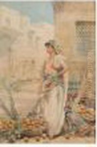 The Orange Seller by Fabbio Fabbi