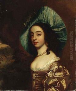 Portrait of a lady, said to be the Countess of Rockingham by Sir Peter Lely