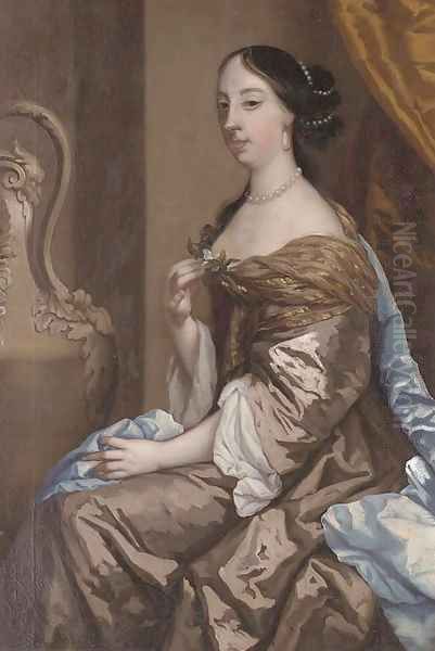 Portrait of a lady, traditionally identified as Barbara Palmer, nee Villiers, Duchess of Cleveland (1640-1709) - view 1