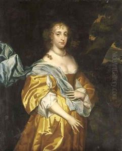 Portrait of a lady, traditionally identified as Mary, Lady Tichborne by Sir Peter Lely