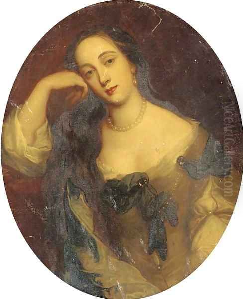 Portrait of Barbara Villiers, Countess of Castlemaine, in a white dress - view 1