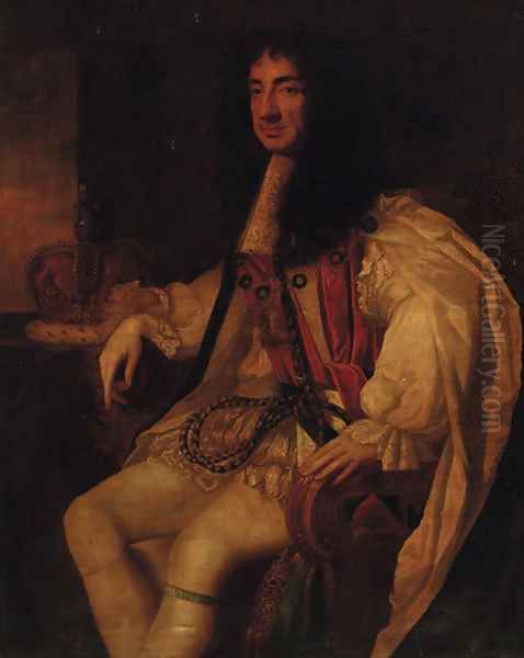 Portrait of Charles II (1630-1685) 2 - view 1