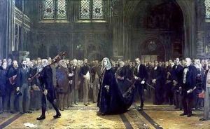The Speakers Procession in 1881 by Francis Wilfred Lawson